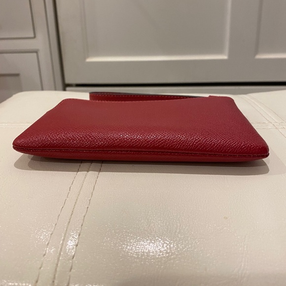 Coach Corner Zip Wristlet - Red - Picture 6 of 7